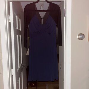 Armani Collezioni Navy Dress-New Without Tags